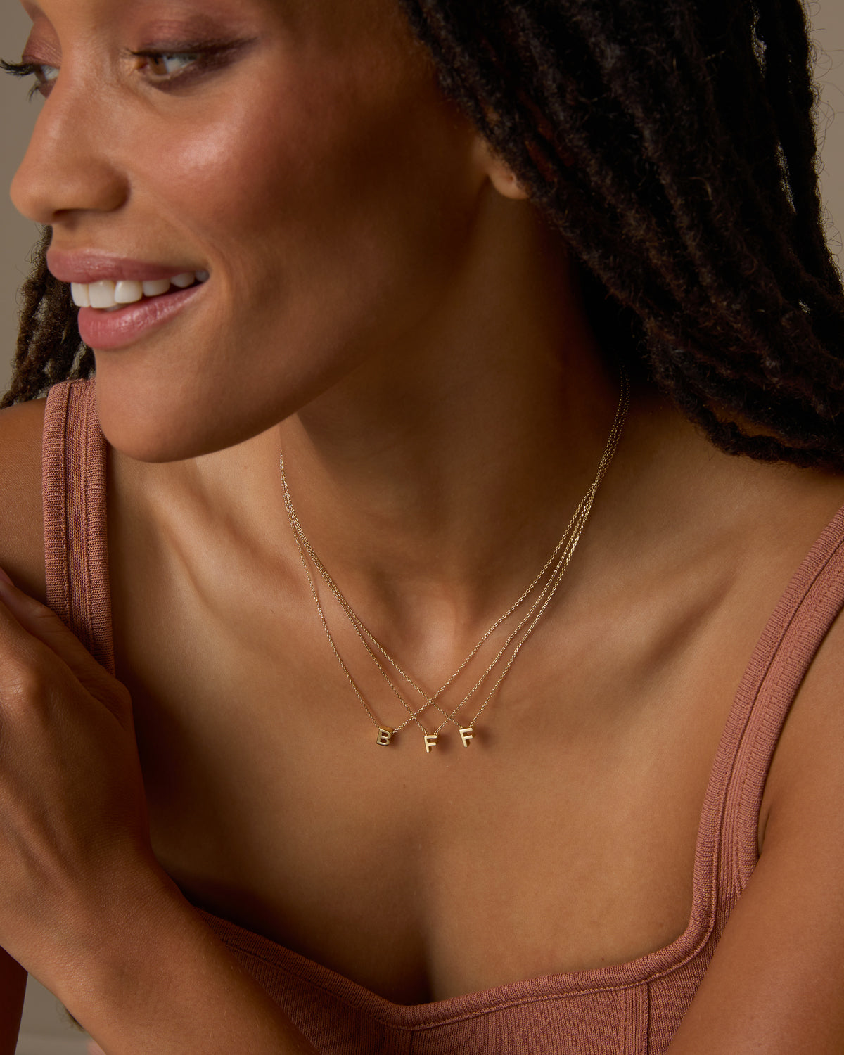 Just For You Initial Necklace — V