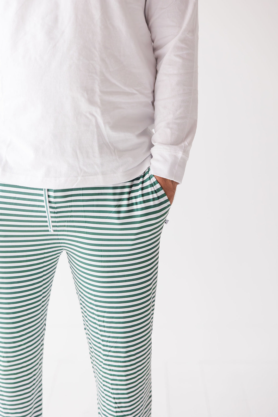 Green Stripes: Men's Pants