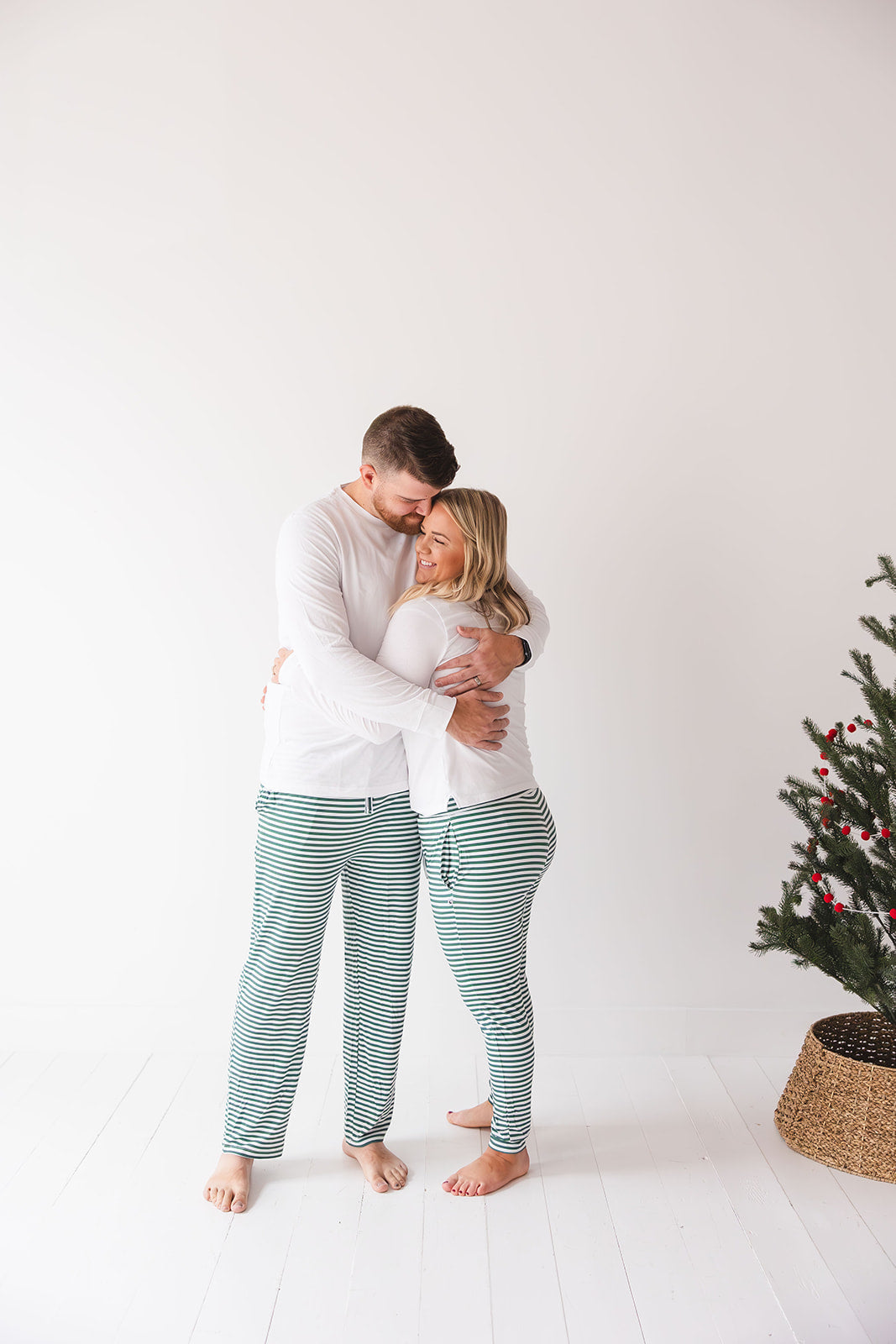 Green Stripes: Men's Pants