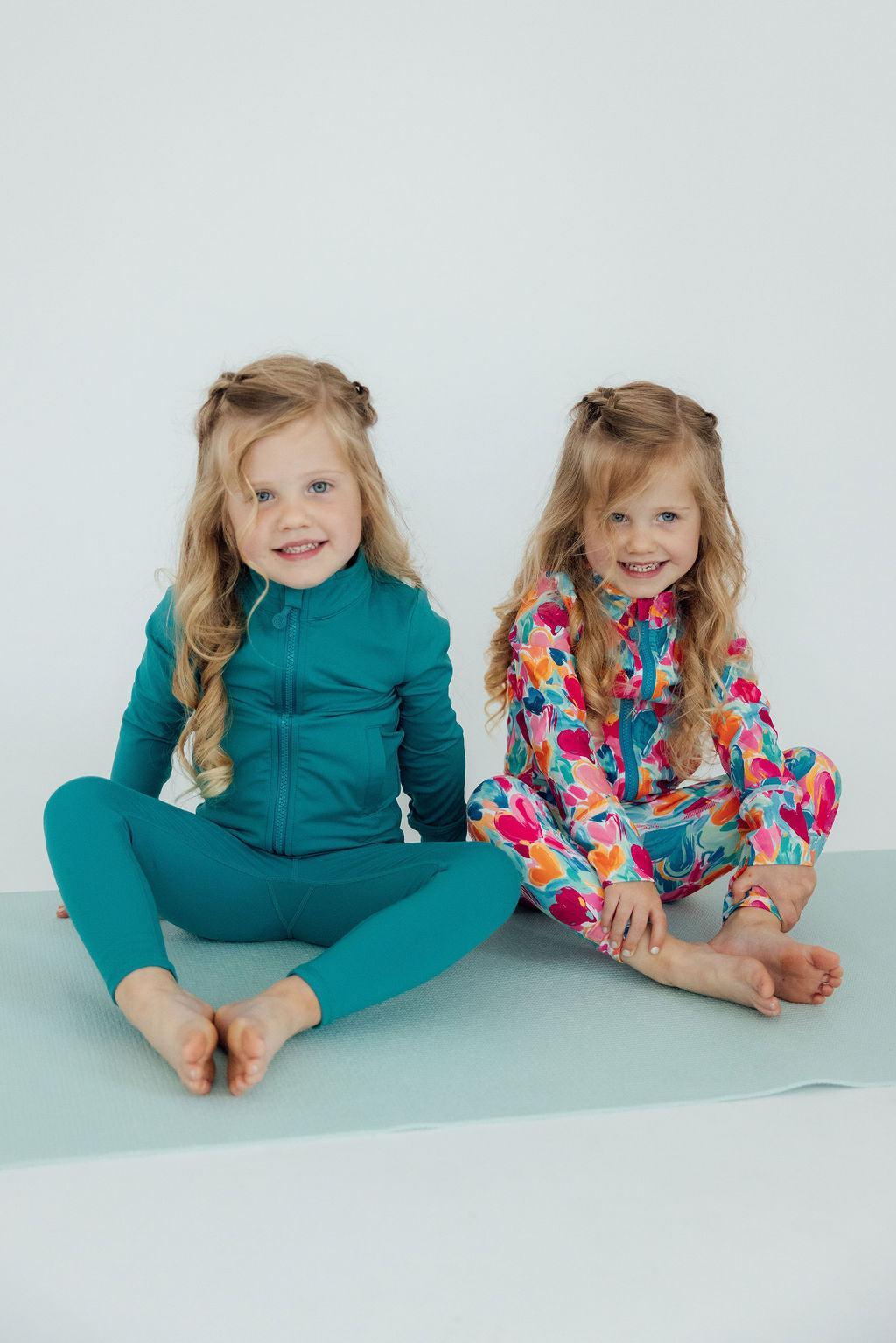 Heart Hustle Full-Zip Ruffle Active Jacket
