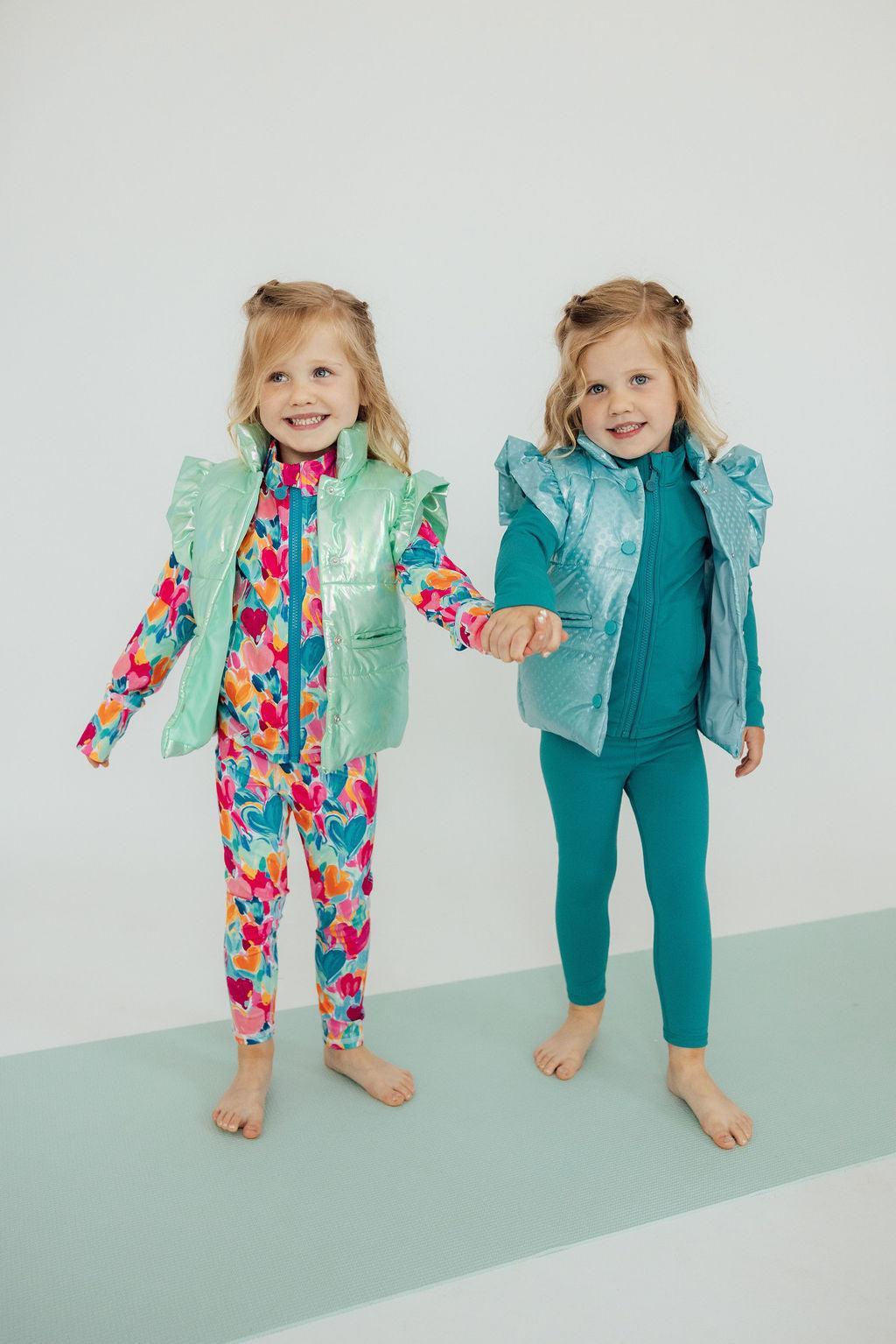 Heart Hustle Full-Zip Ruffle Active Jacket