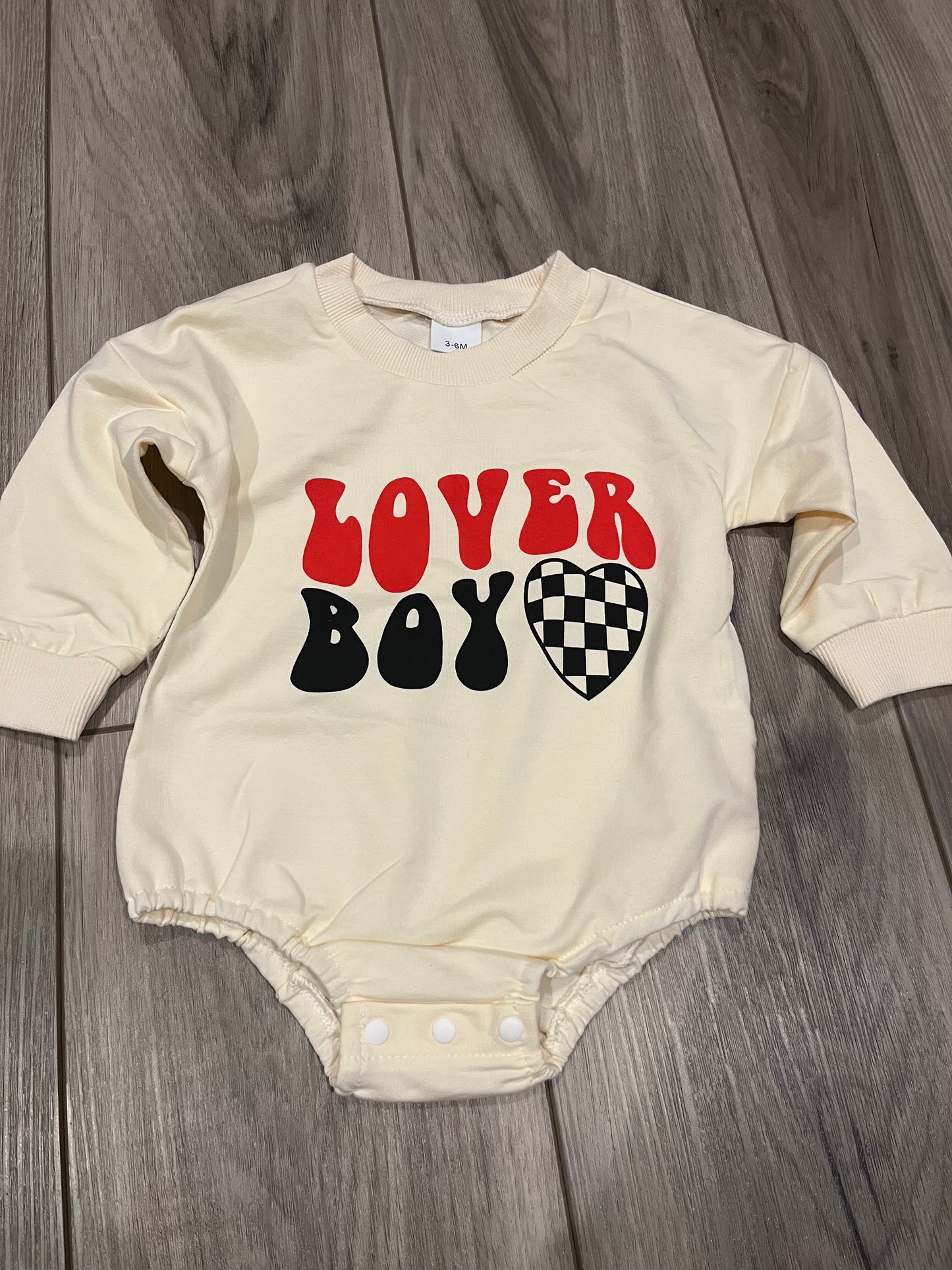 Lover Boy Retro Bubble Romper