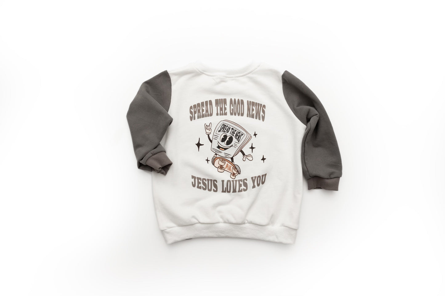 Spread the news-AK Colorblock Crewneck