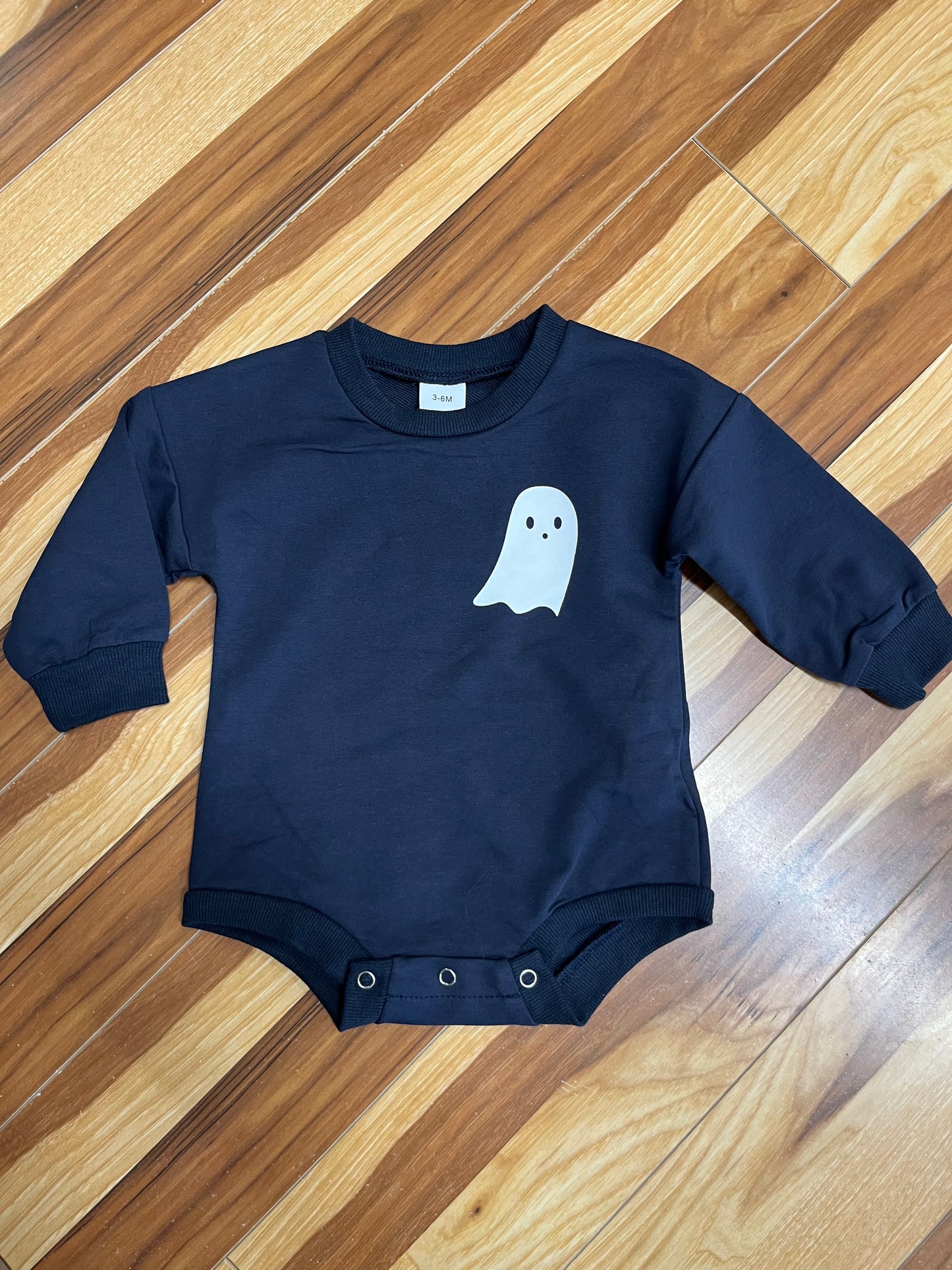 Cool Ghost Bubble Romper
