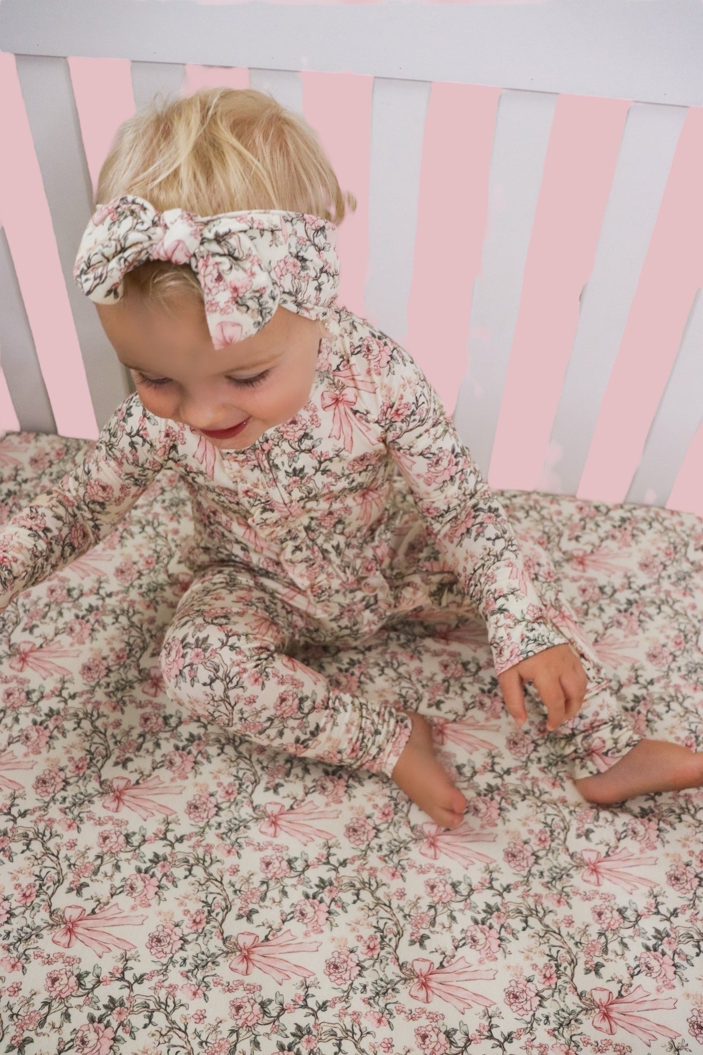 VICTORIAN BLOOM DREAM RUFFLE ROMPER