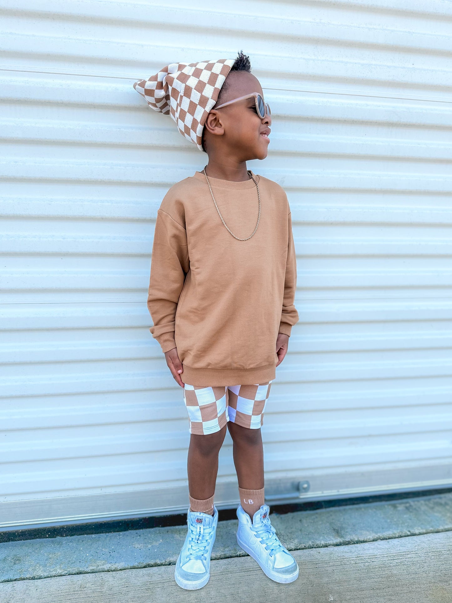 Camel Check Youth/Adult Beanie