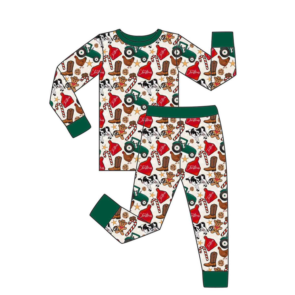 Cowboy Christmas Bamboo