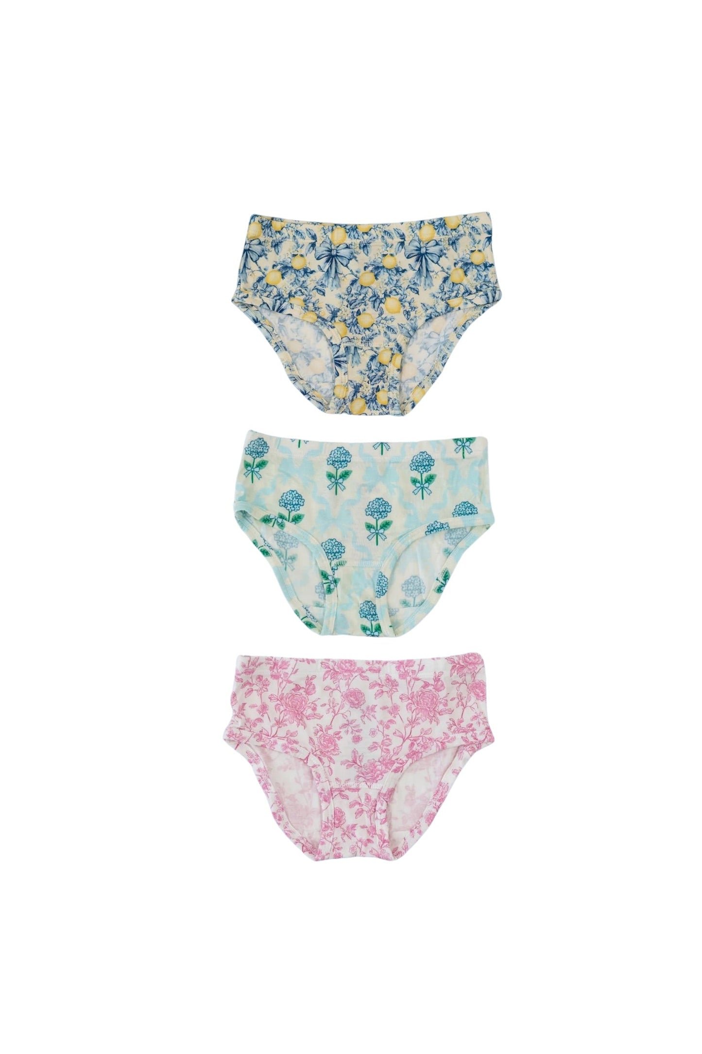 VINTAGE CITRUS TOILE DREAM GIRL'S BRIEF SET