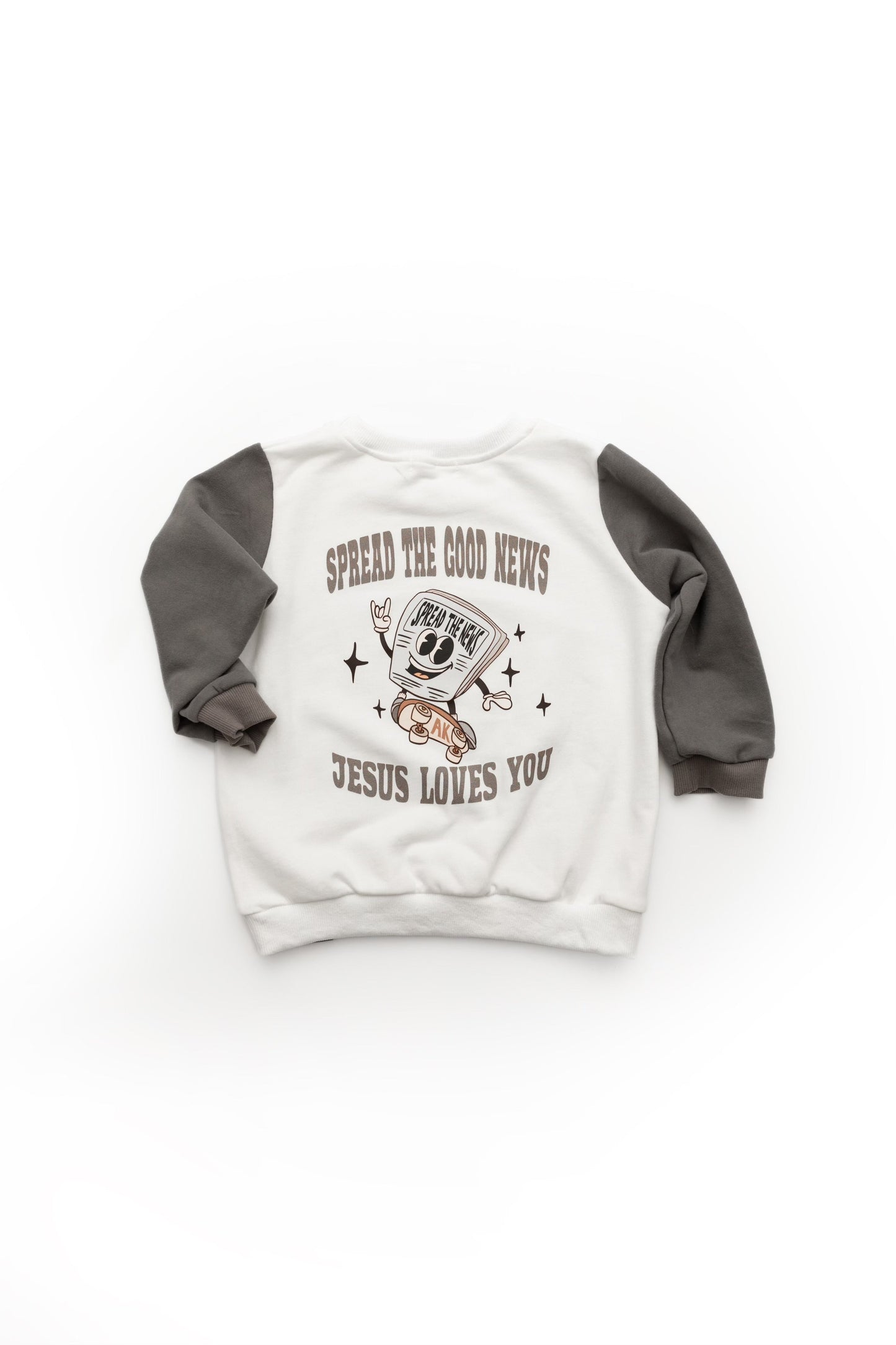 Spread the news-AK Colorblock Crewneck
