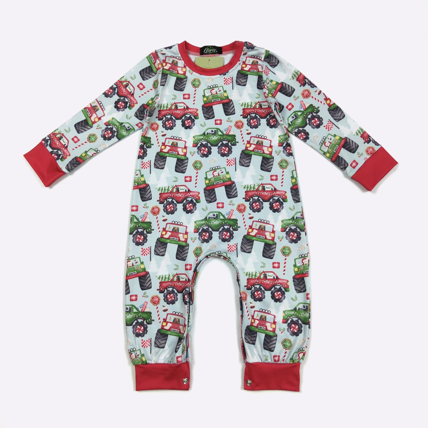 Christmas Trucks Romper