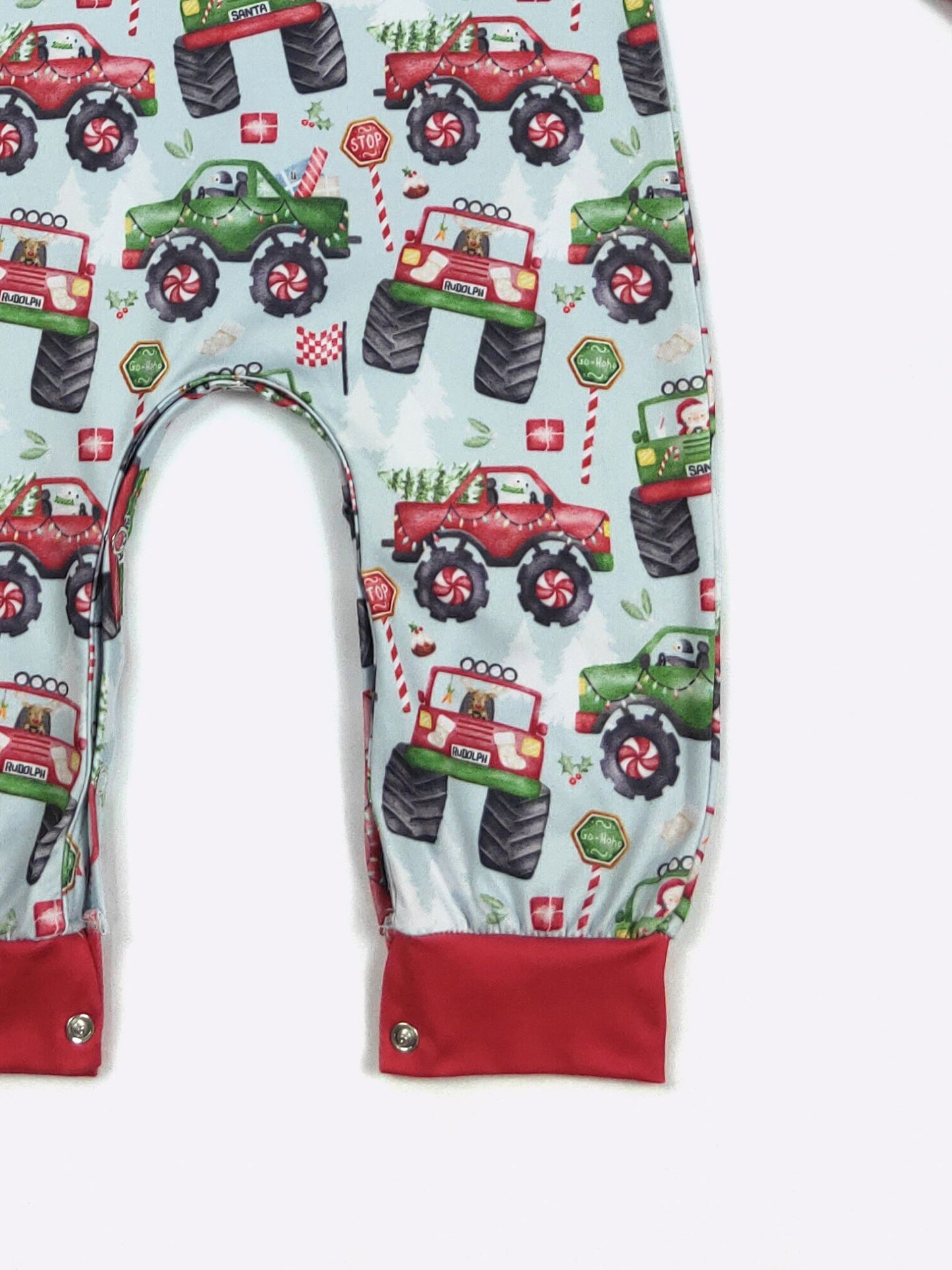 Christmas Trucks Romper