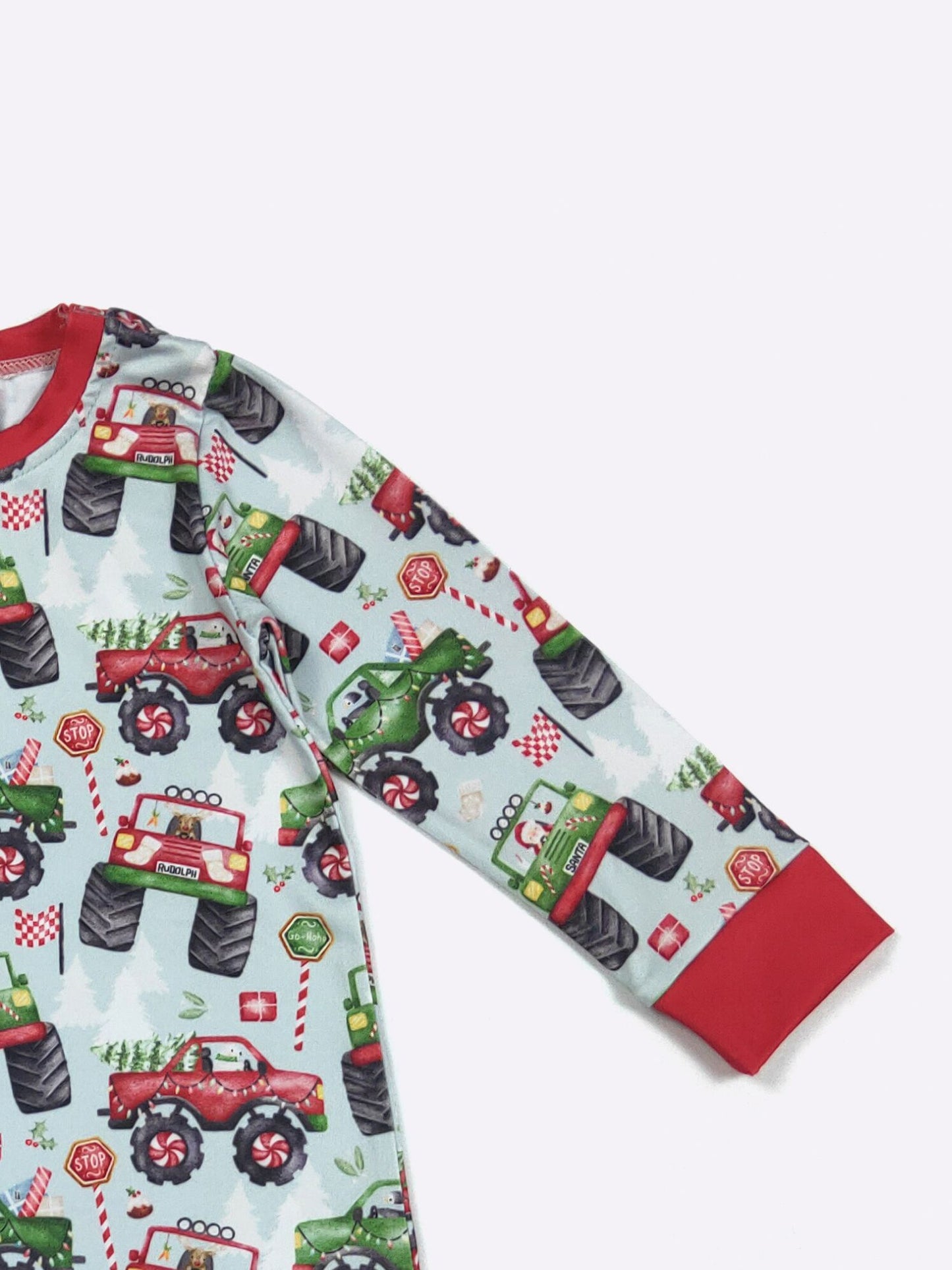 Christmas Trucks Romper