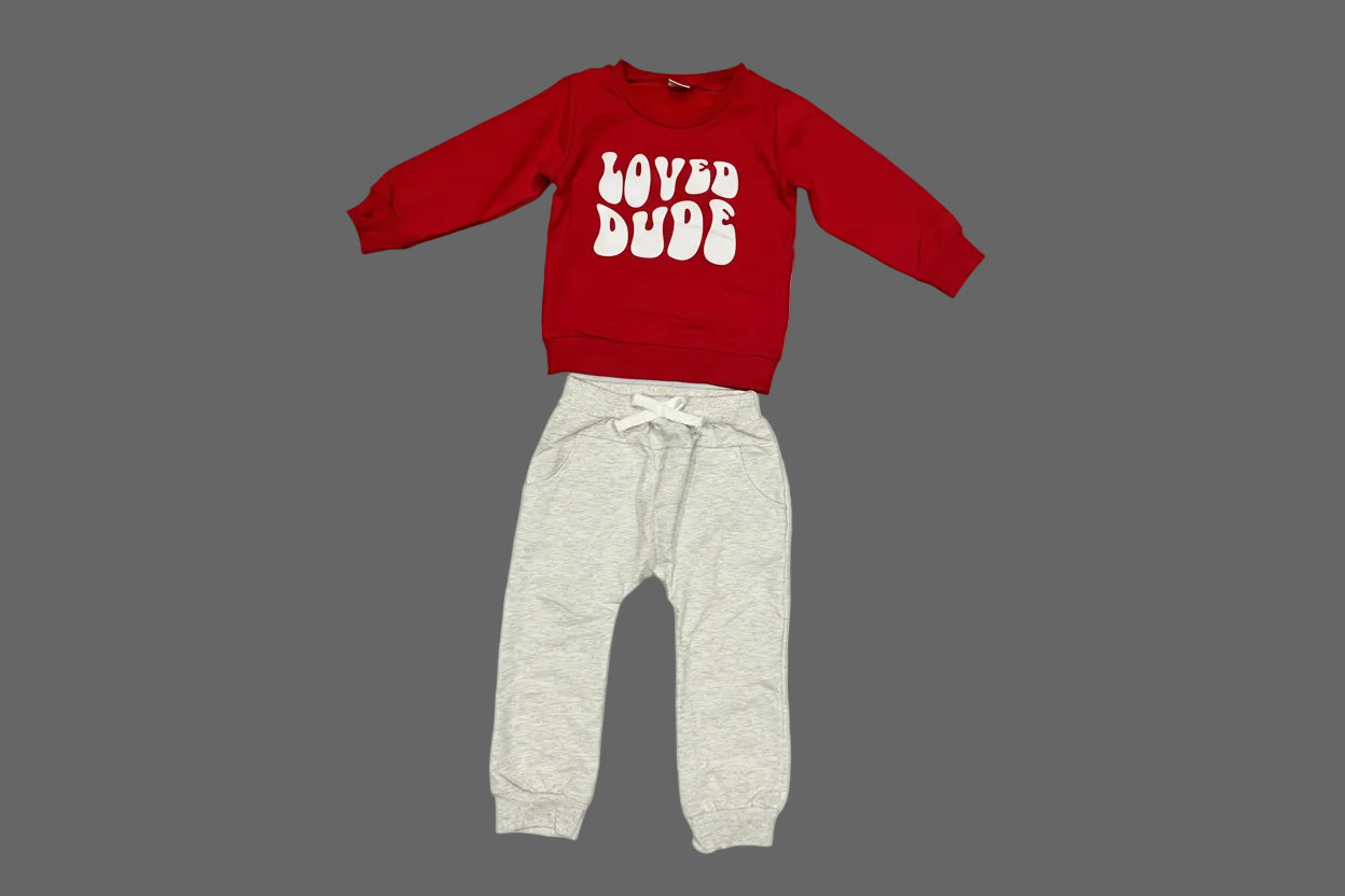 Loved Dude Jogger Set