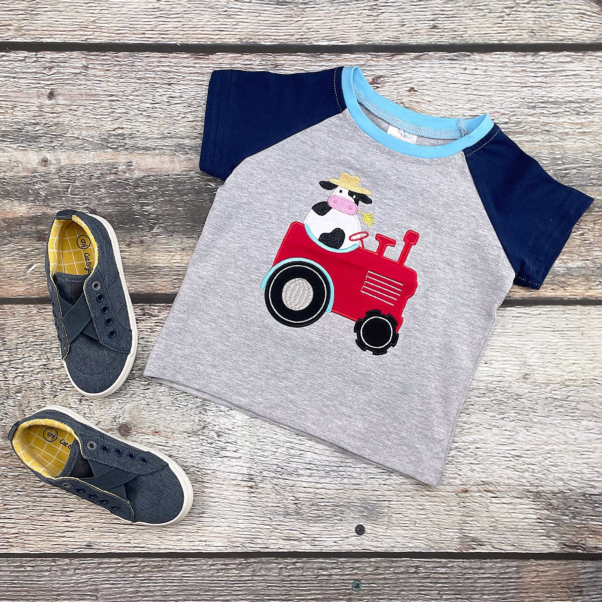 Mooving Along Boy Shirt