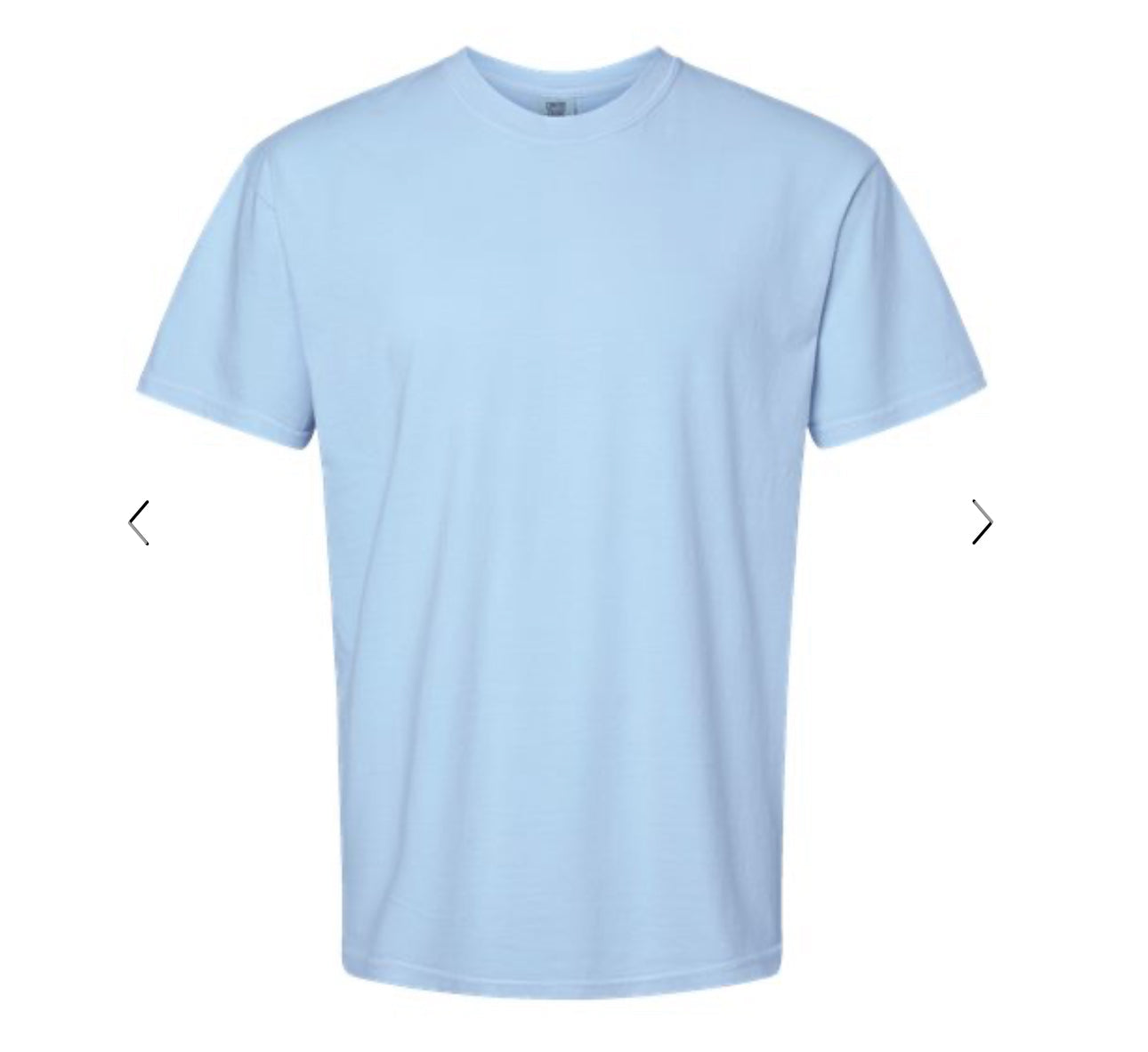 Adult Custom Embroidered Comfort Colors Tee