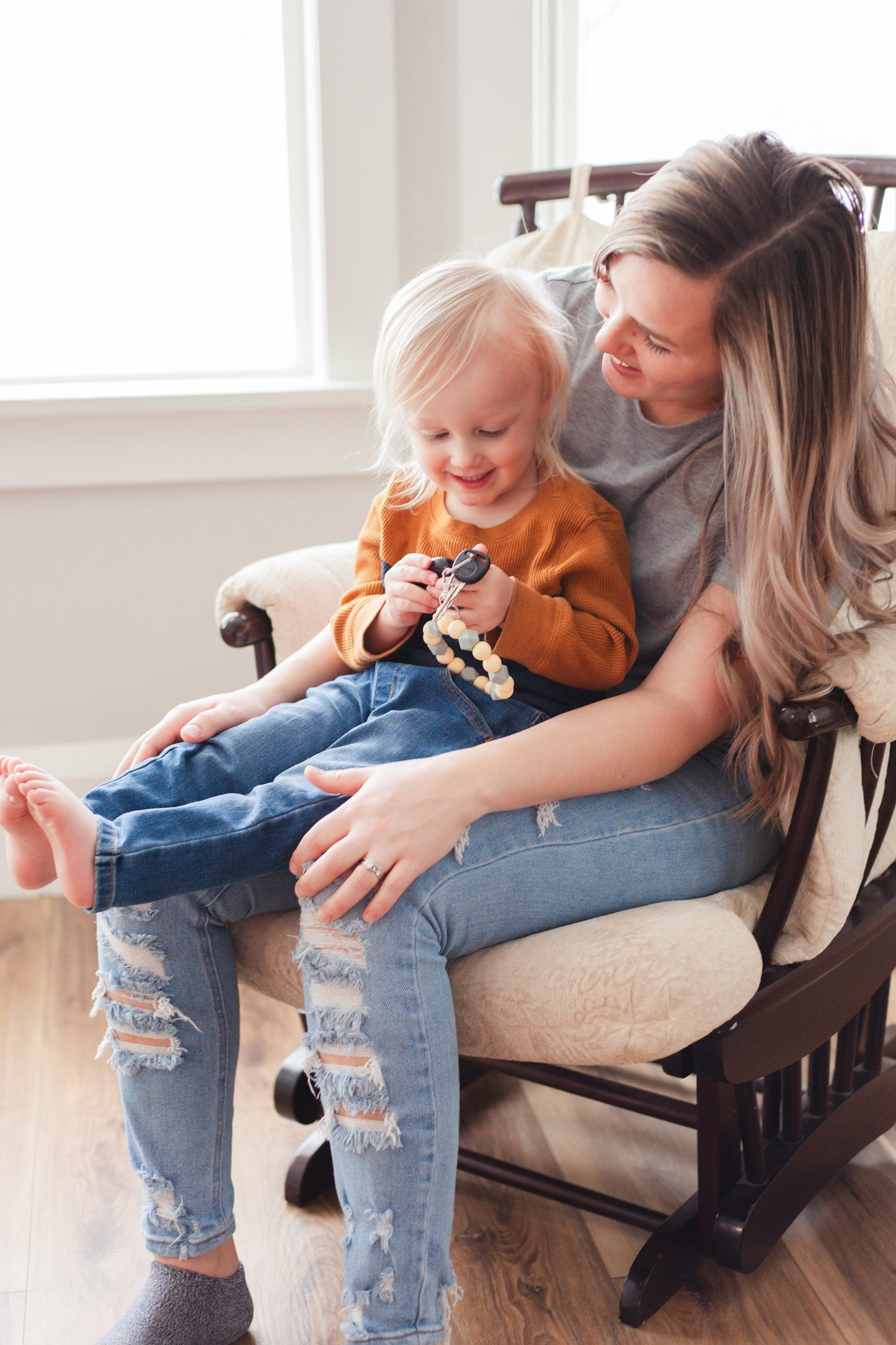 Buttercream Succulent Wristlet