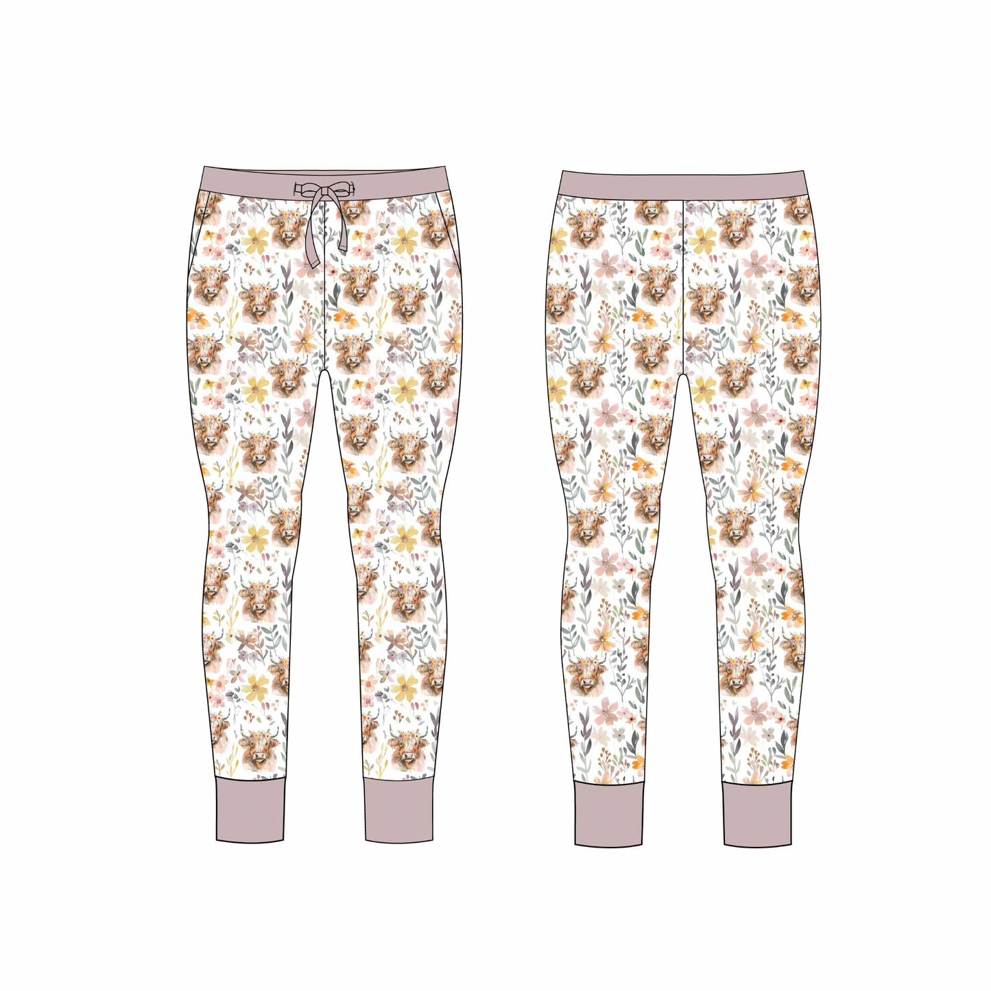 Pasture Petals: Women's Joggers