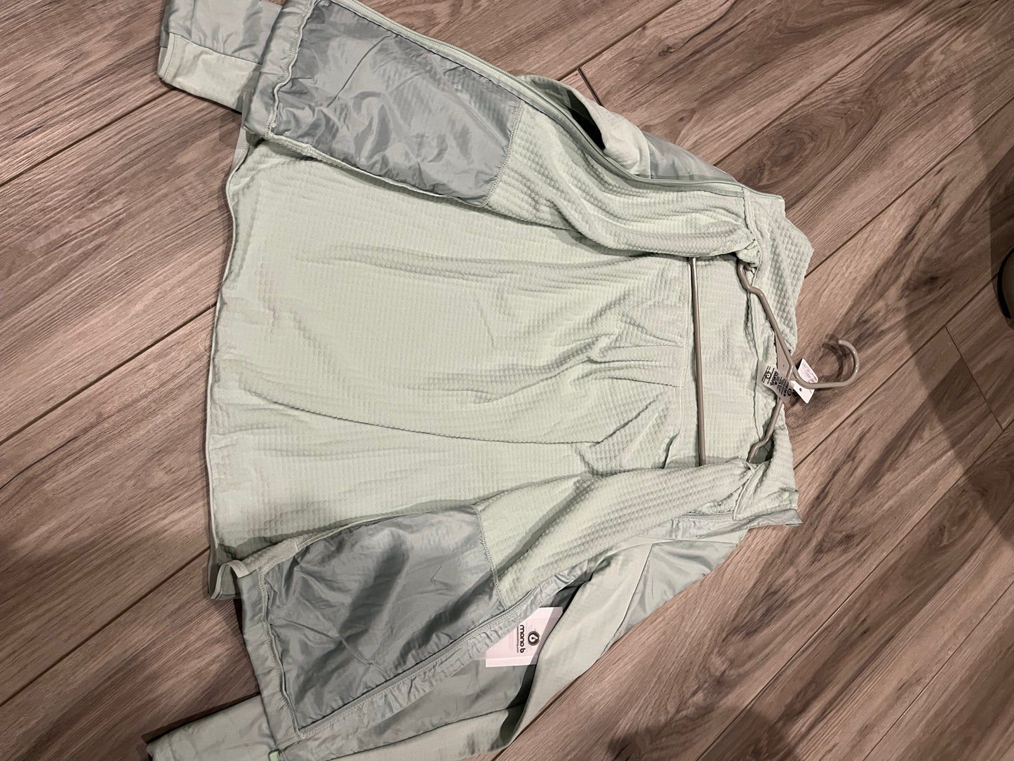 Mono B- Lined Fleece Active Jacket- Surf Spray
