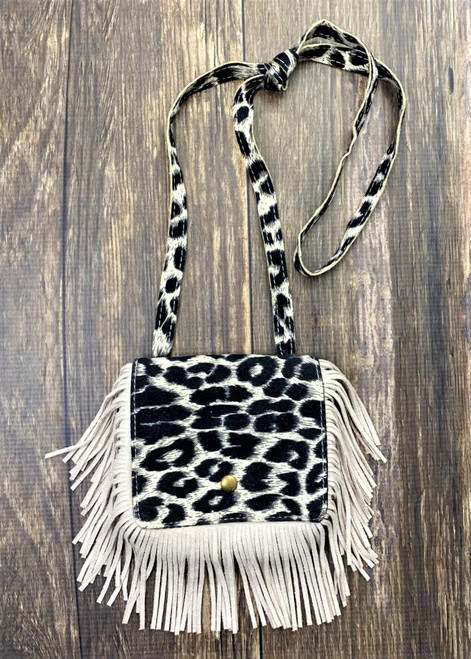 Ivory Fringe Crossbody Purse