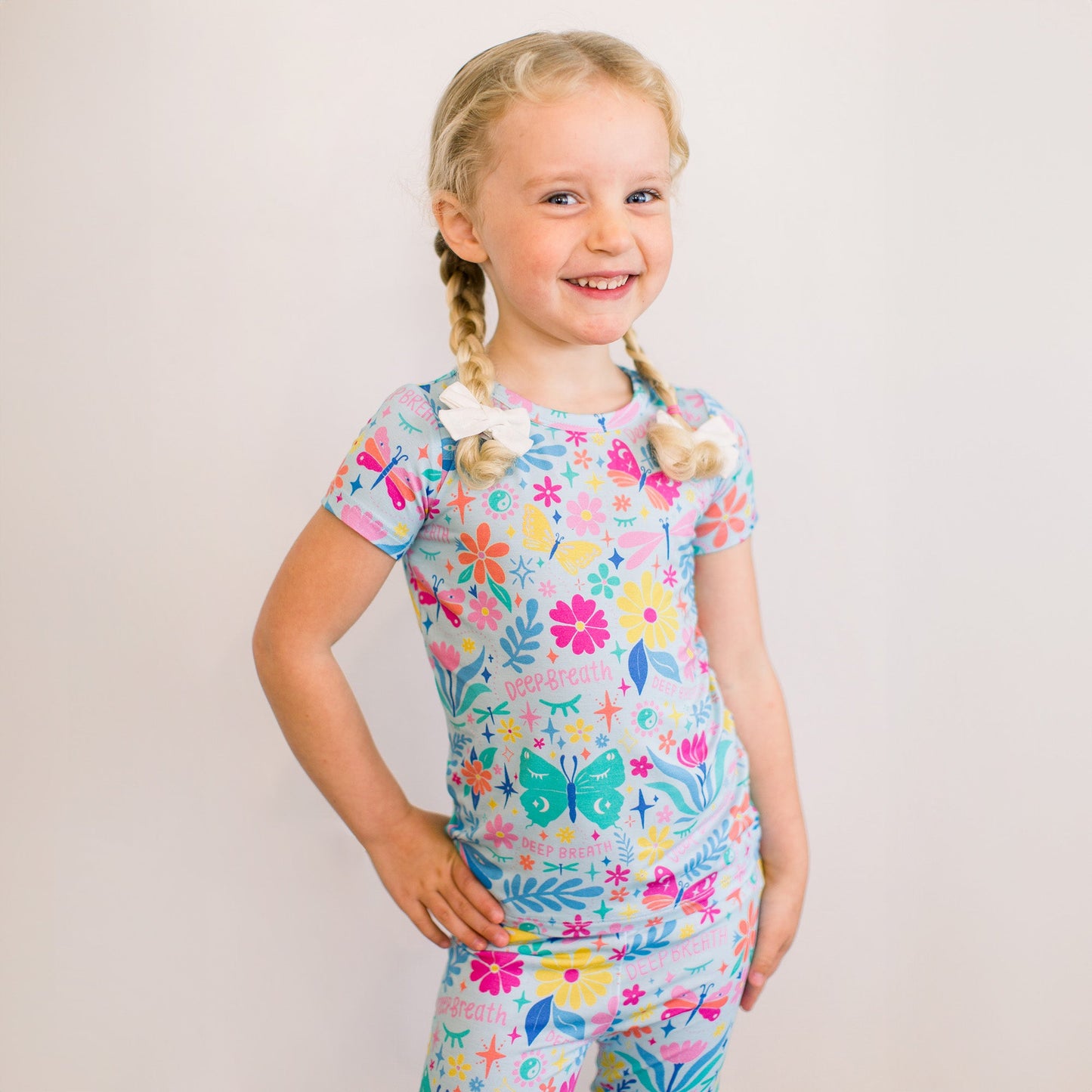 The Second-Skin 2-Piece Pajama | Om Baby | "Deep Breath"