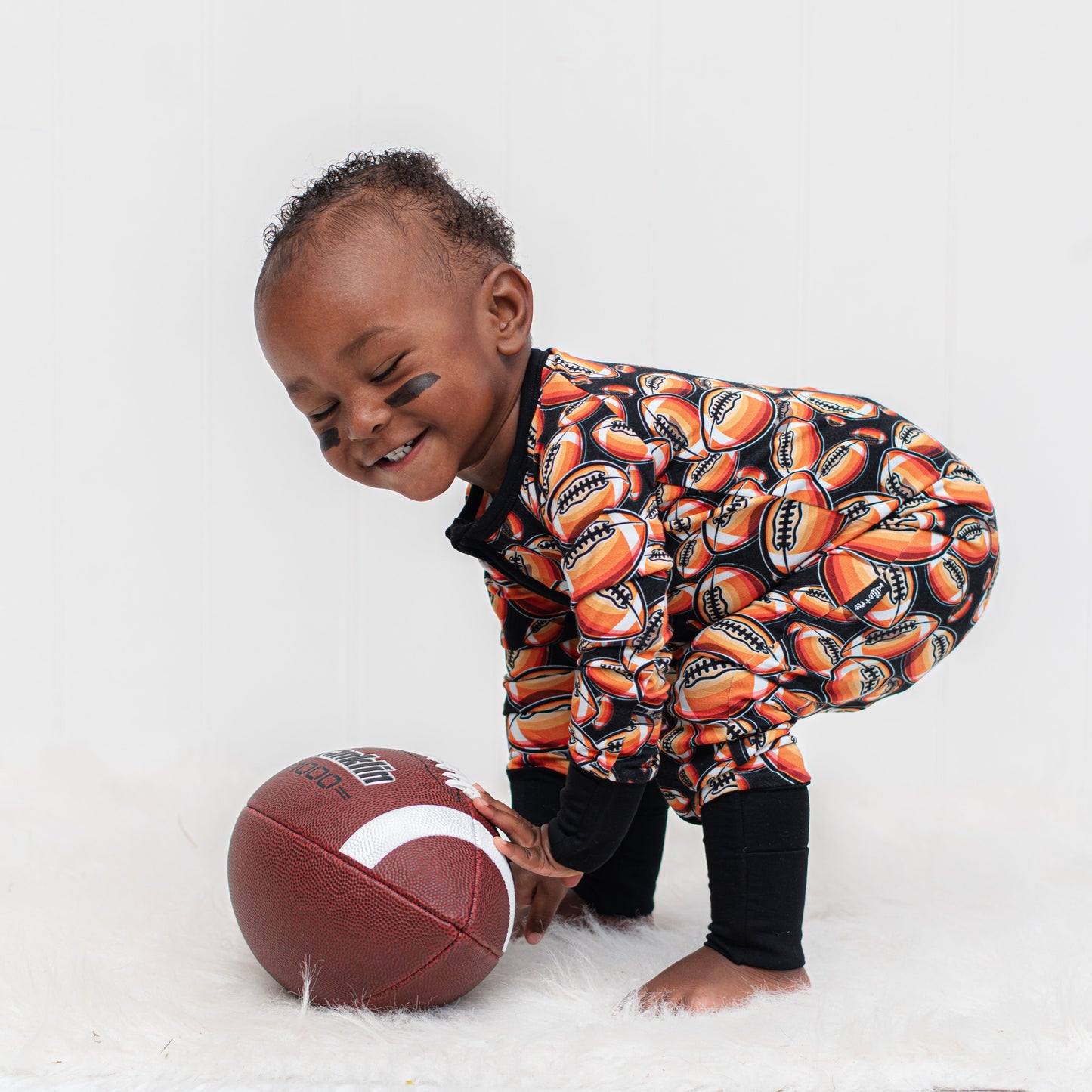 ZIP ROMPER - Football