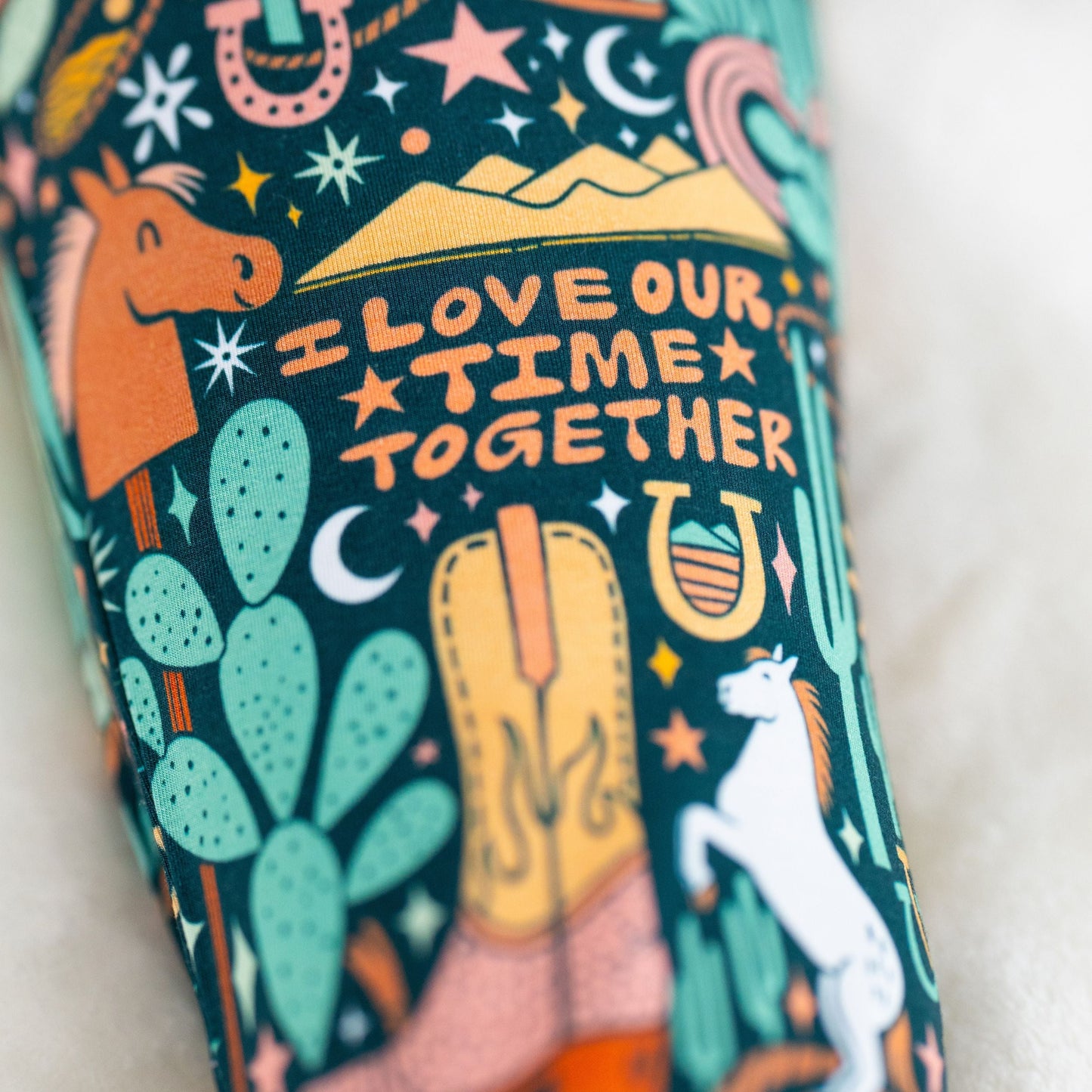 The Second-Skin 2-Piece Pajama | Wild West | "I Love Our Time Together"