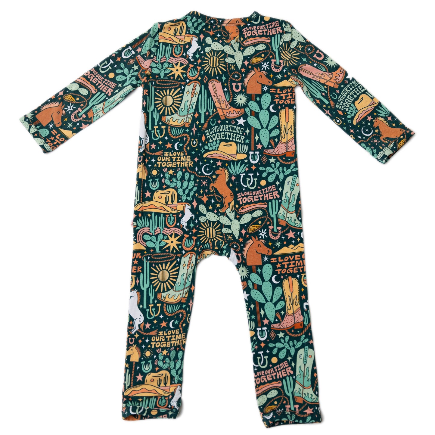 The Second-Skin Footless Romper | Wild West | "I Love Our Time Together"