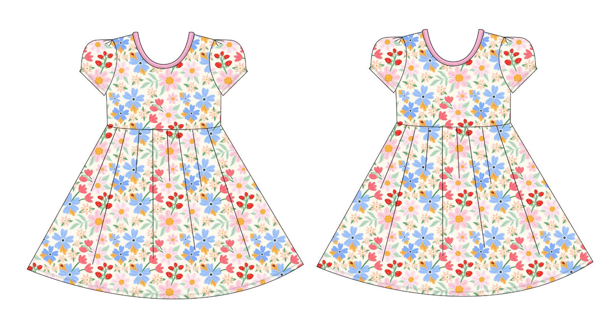 Strawberry Fields Floral Dress
