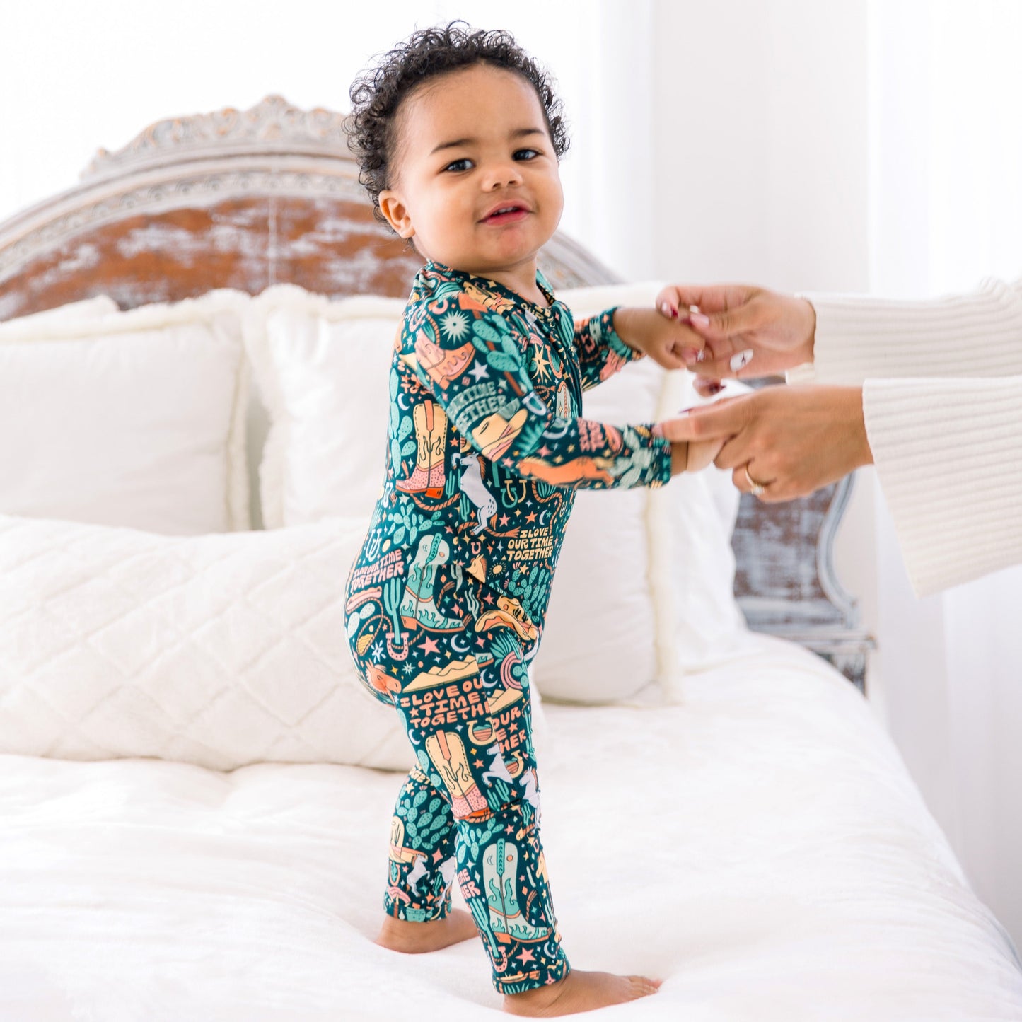 The Second-Skin Footless Romper | Wild West | "I Love Our Time Together"