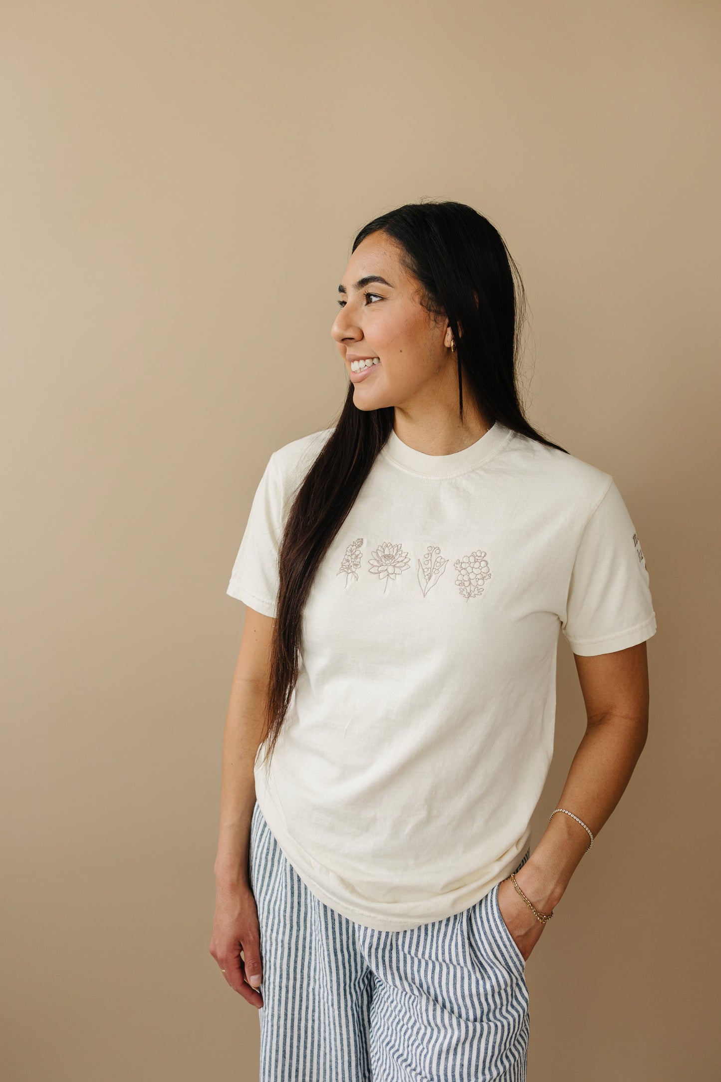 Adult Custom Embroidered Comfort Colors Tee