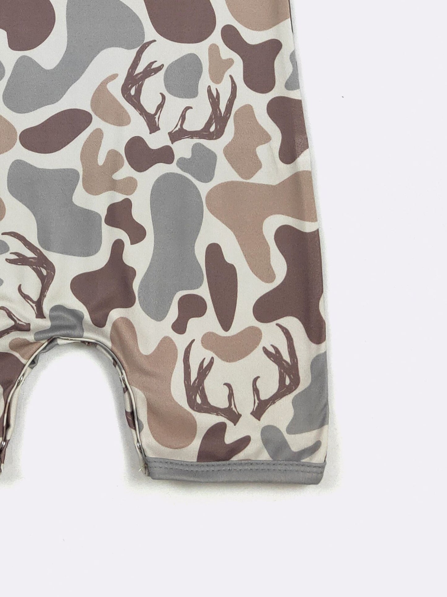 Antler Camo Print Romper