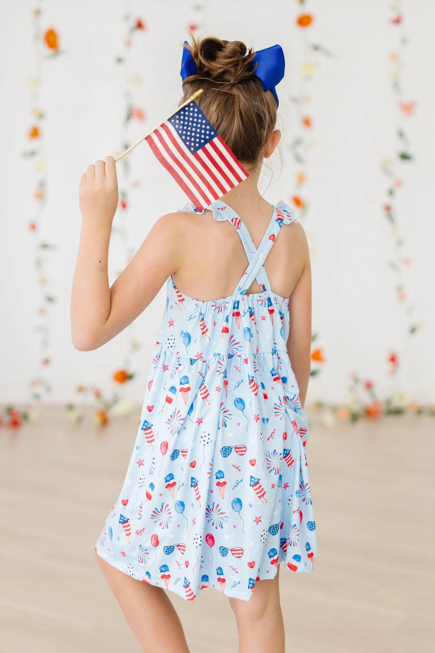 Mila & Rose: "Baby You're a Firework" Ruffle Cross Back Dress