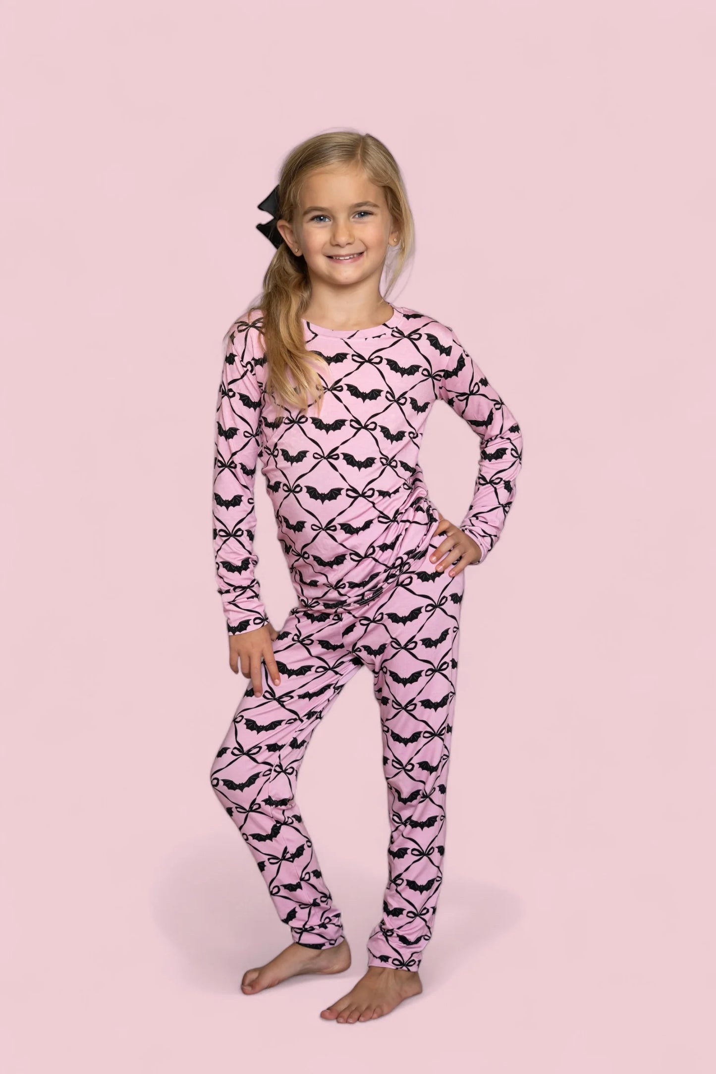 Dream Big: Batty Bows Bamboo Two Piece Set