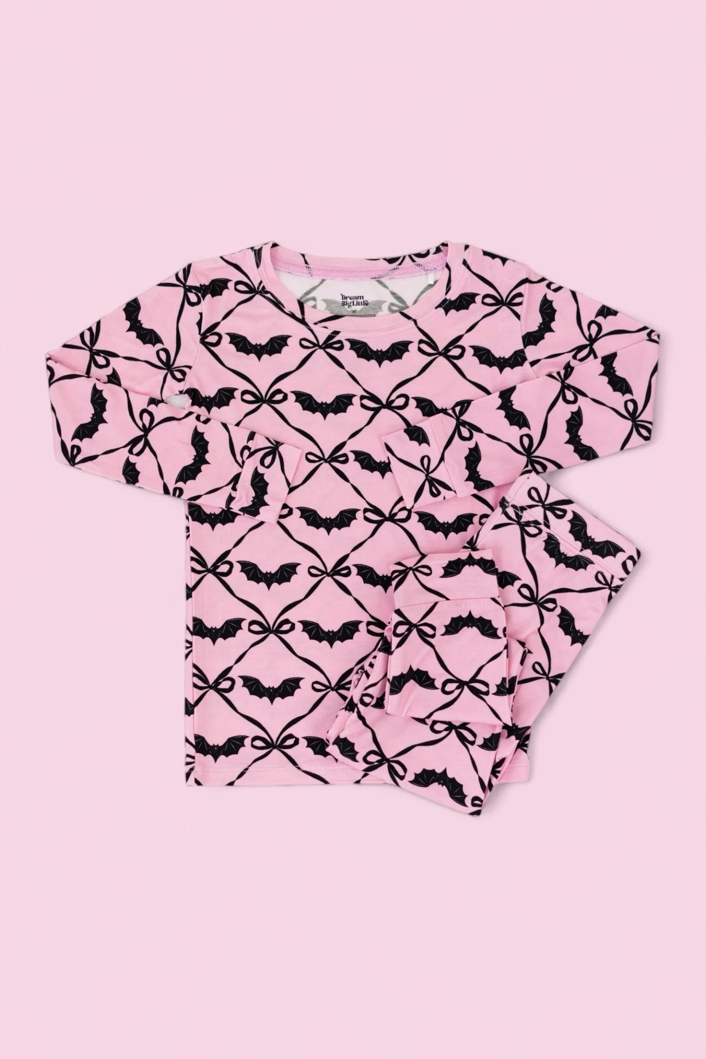 Dream Big: Batty Bows Bamboo Two Piece Set