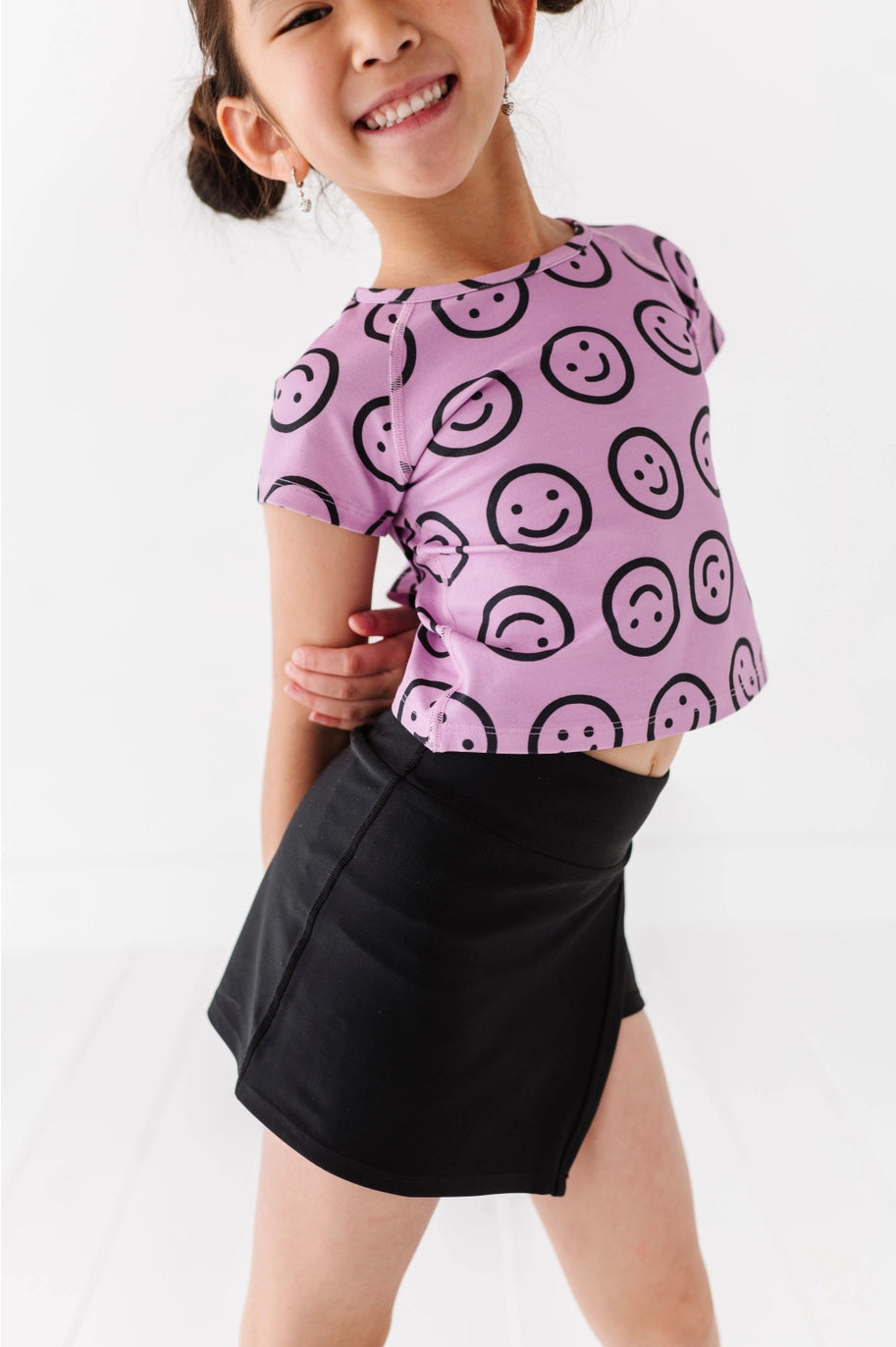 Made By Molly: Black Side Split Active Skort