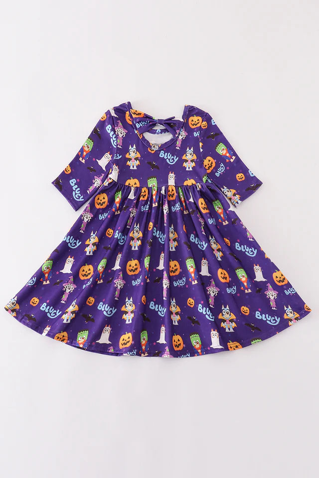 Bluey Halloween Twirl Dress