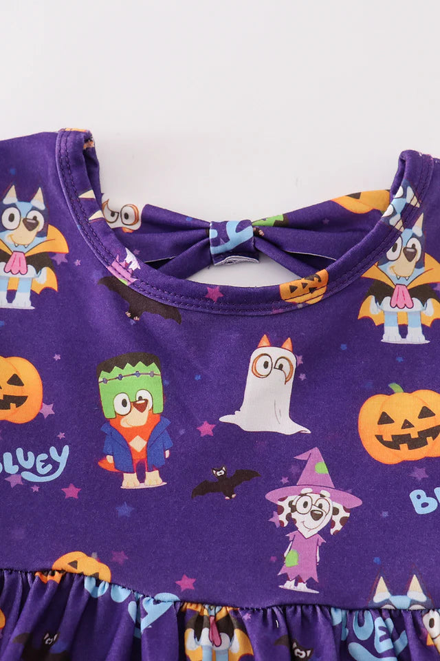 Bluey Halloween Twirl Dress