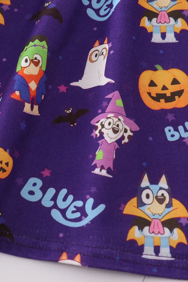 Bluey Halloween Twirl Dress