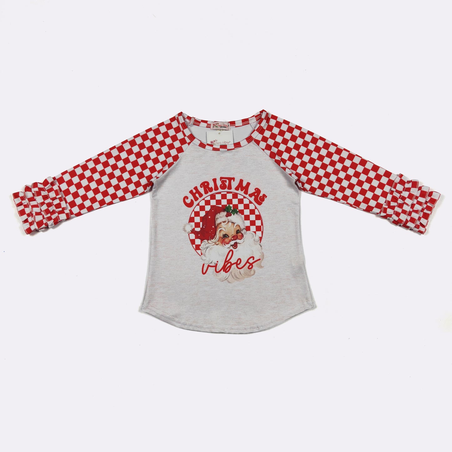 Christmas Vibes Girls Top