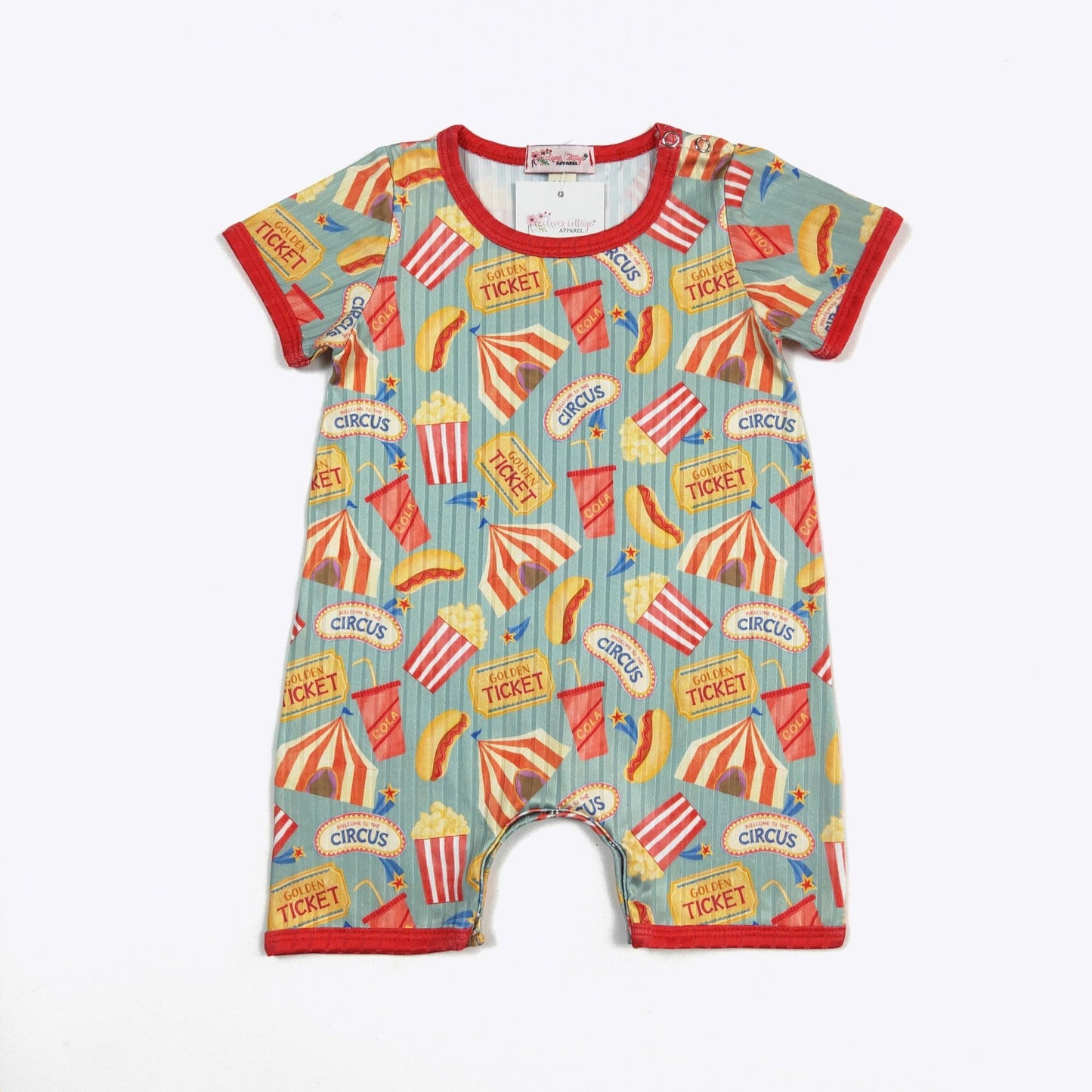 Circus Boy Short Romper