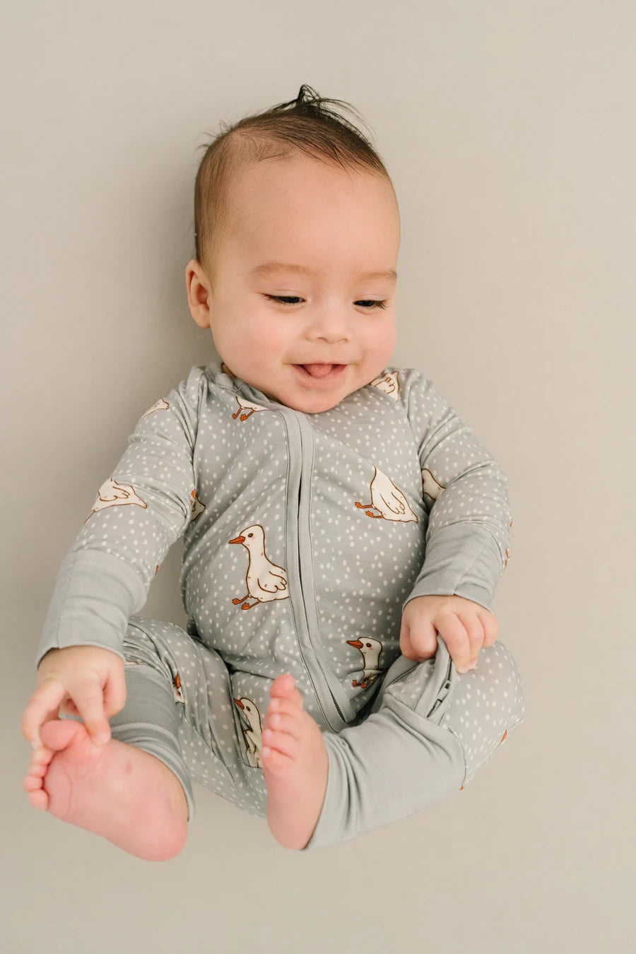 Little One Shop: Classic Goose Bamboo Zippy Romper