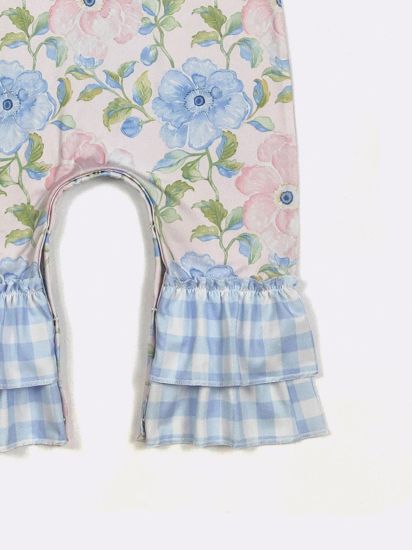 Cotton Candy Poppy Ruffle Romper