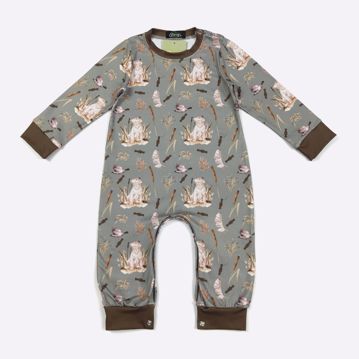 Dog Duck Hunt Romper