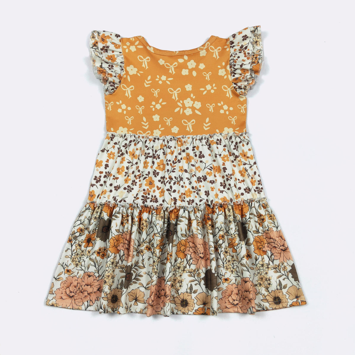 Fall Floral Girls Dress