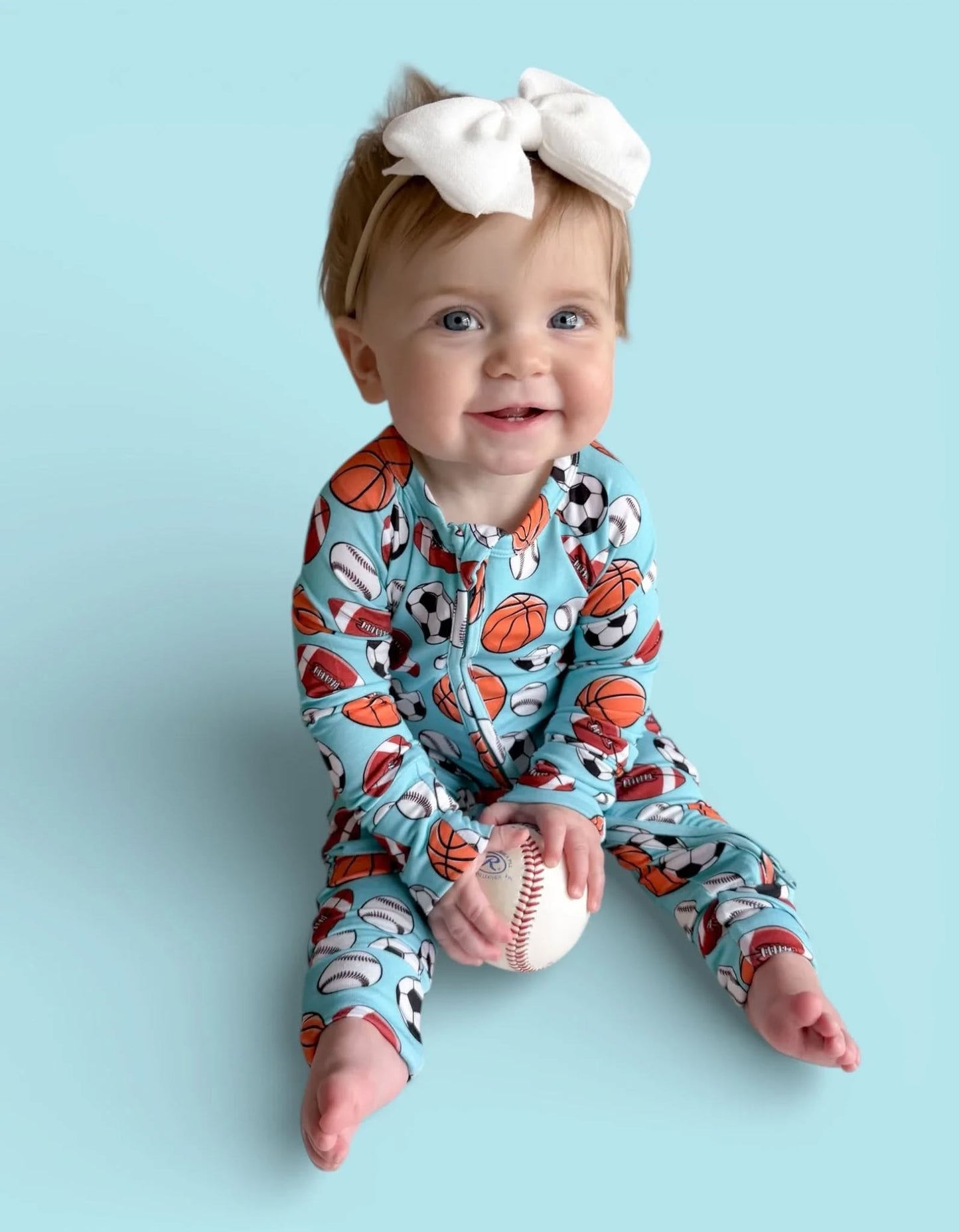 Dream Big: Game On Bamboo Zippy Romper