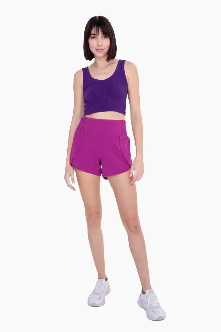 Mono B- Highwaist Athleisure Spilt Shorts