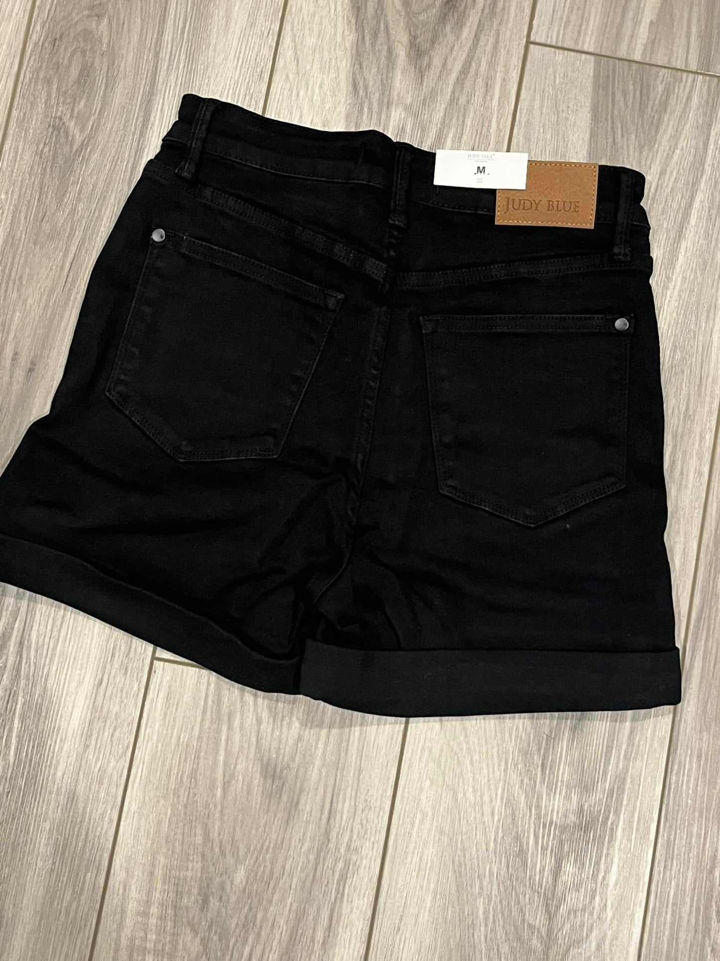 Judy Blue: High Waisted Black Shorts