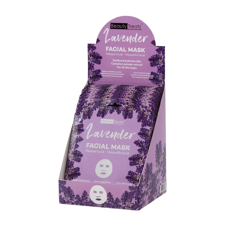 Beauty Treats: Facial Mask Sheet- Lavender
