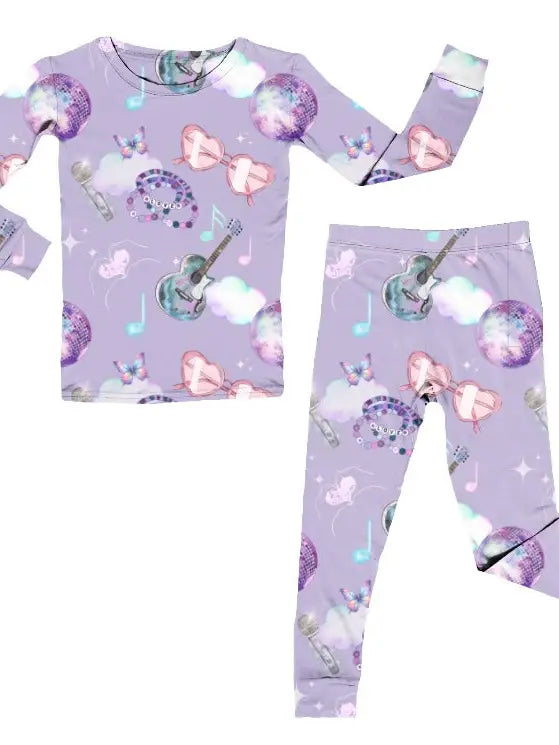 Little Lady Muscian Bamboo Two Piece Set