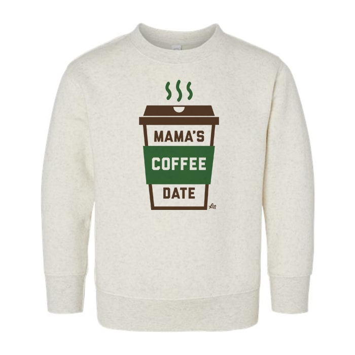 Mama's Coffee Date Crewneck or Long-Sleeve Tee ☕